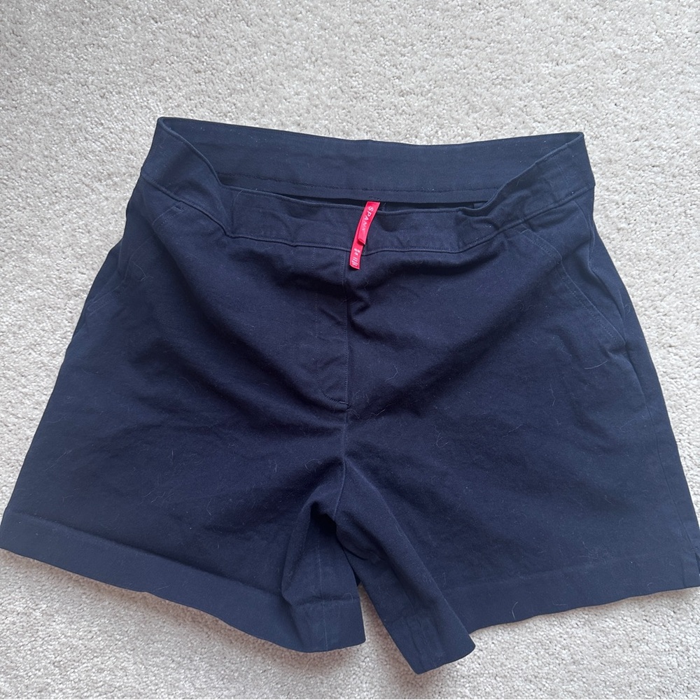Spanx Twill Shorts 6” Navy Medium